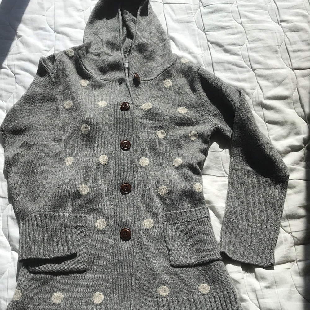 Polka dot cardigan